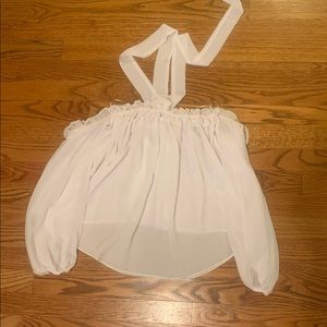 Miss Off the Shoulder Halter Blouse